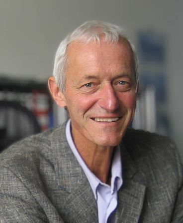 Portrait of a man smiling openly into the camera